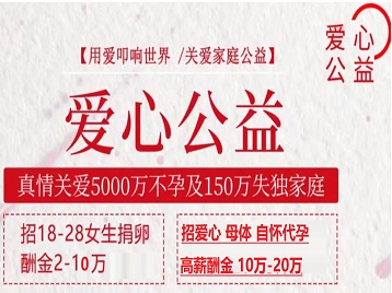 吉利捐卵助孕生子 爱心志愿者招募
